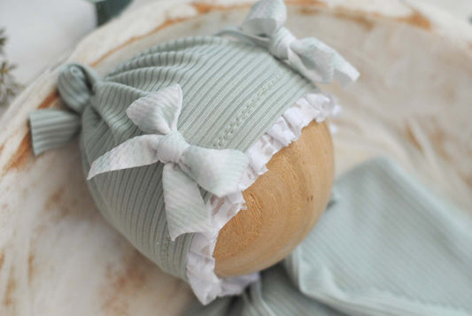 Newborn bonnets and wraps
