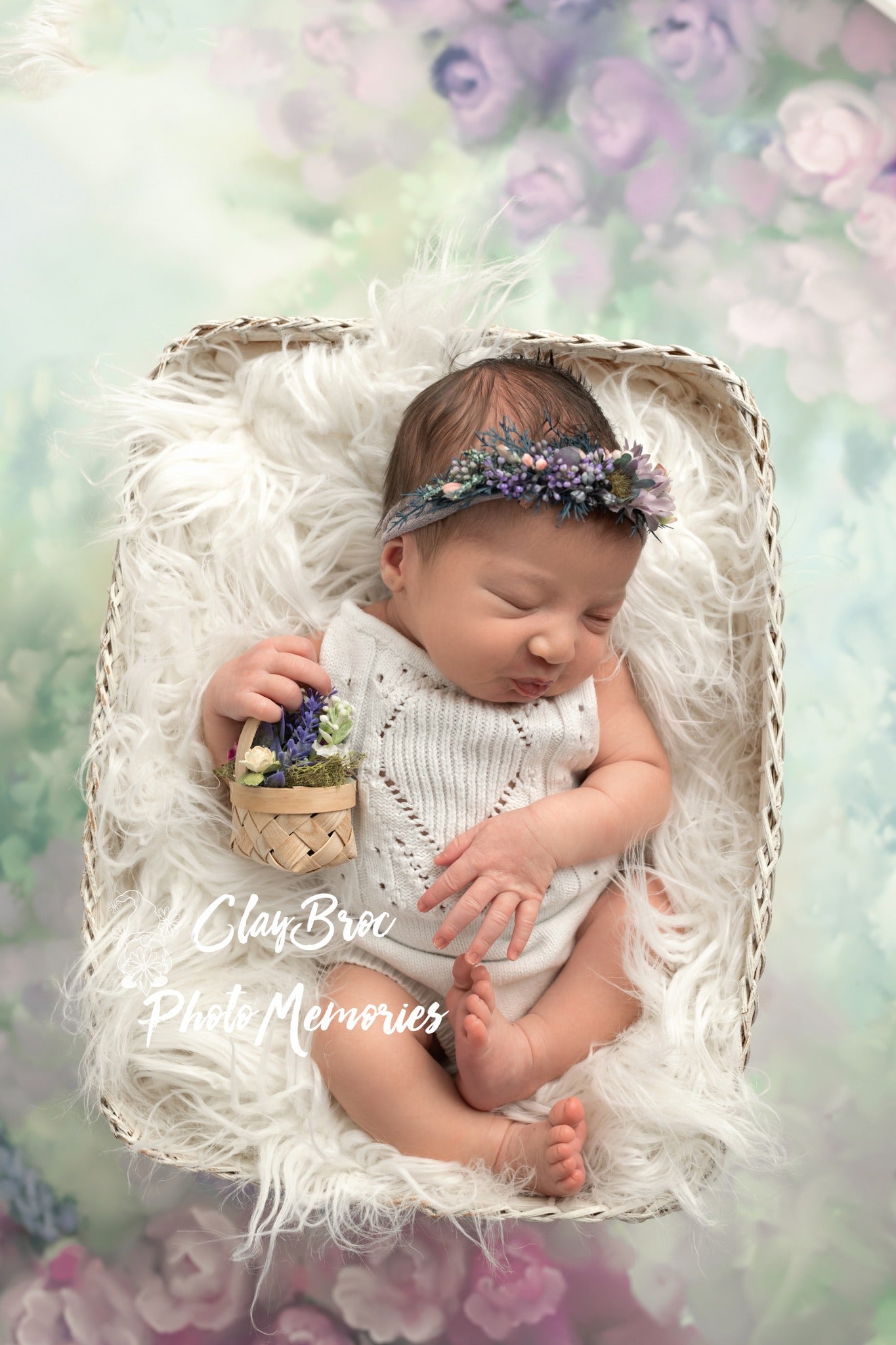 May day flower basket | photo prop