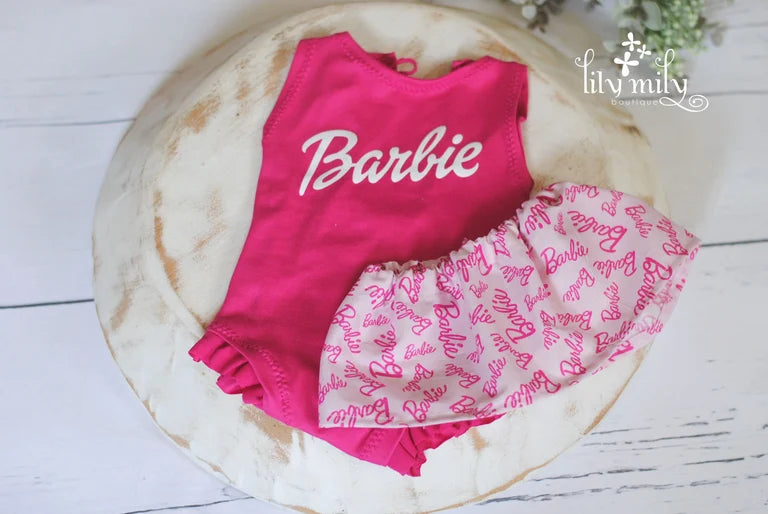 Newborn barbie suit