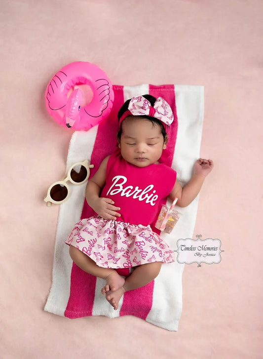 Newborn barbie suit