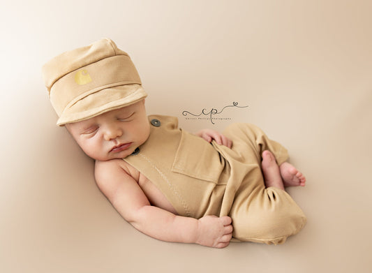 Overalls / Hat NB / khaki