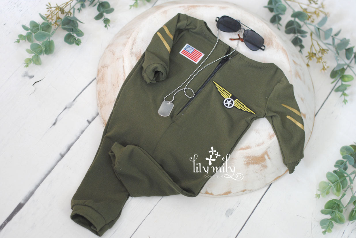 Aviator Flight Suit, newborn