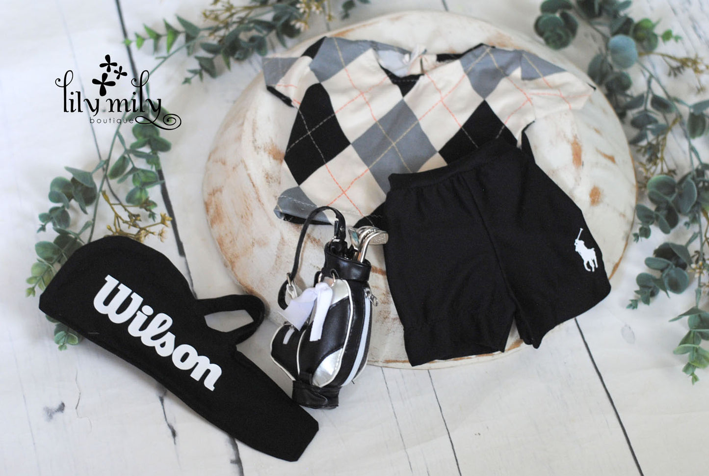 Golf / Tennis newborn outfits
