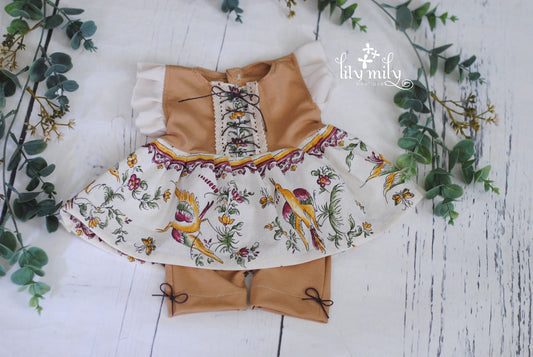 Dirndl, lederhosen, October baby, fall baby