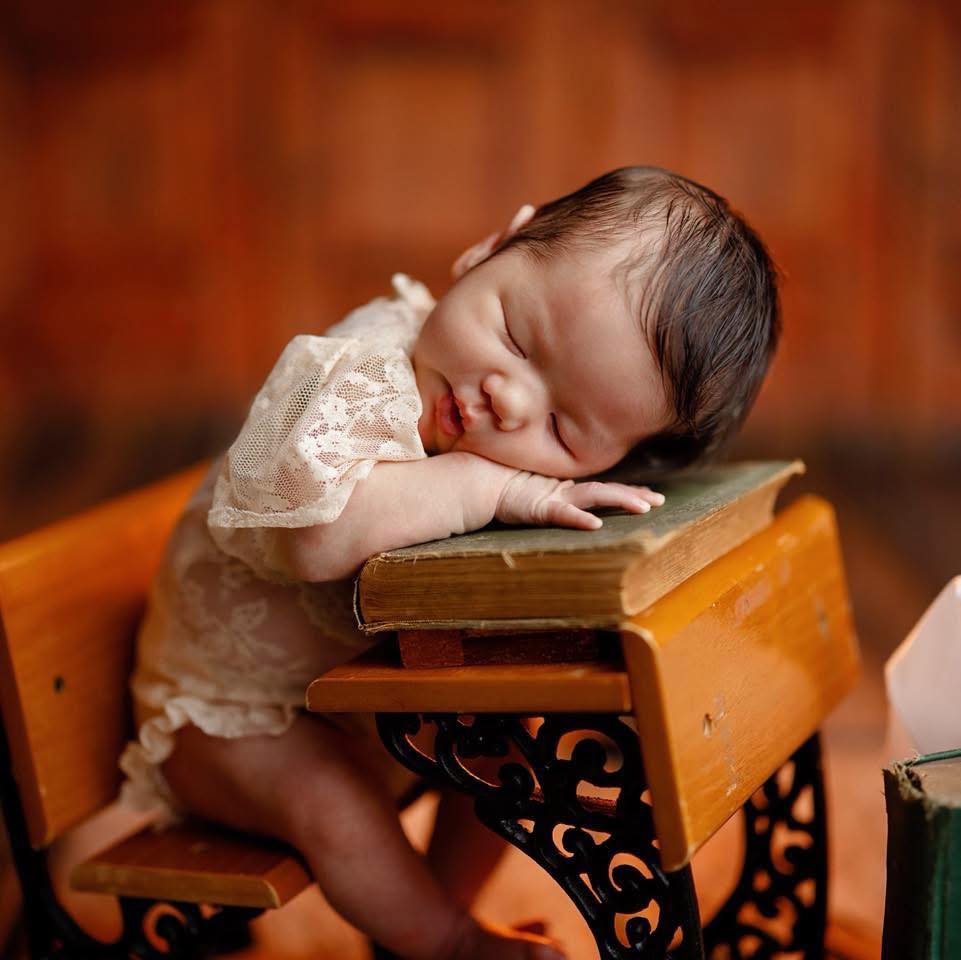 Newborn Lace Romper