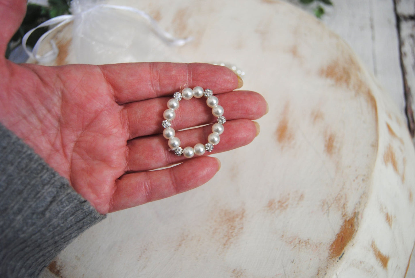 Little black dress w/ pearls, Faux Chanel Photo Prop