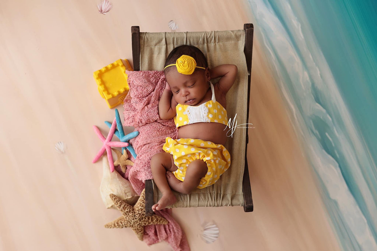 Bikini Newborn Iconic Yellow Polka Dot Bikini
