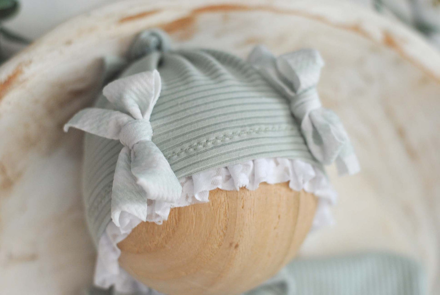 Newborn bonnets and wraps
