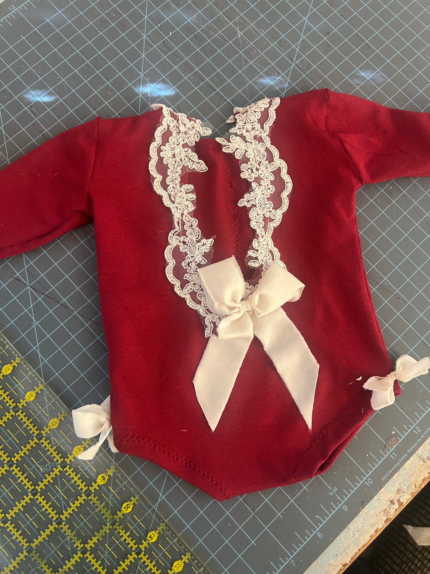 Newborn Red Romper