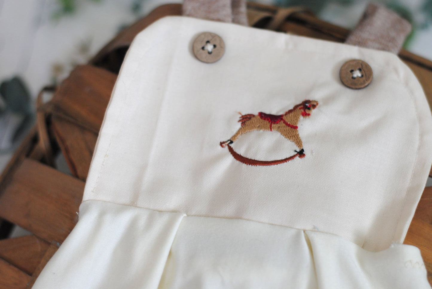 Newborn Rocking Horse Boy/Girl Dress, and Overalls
