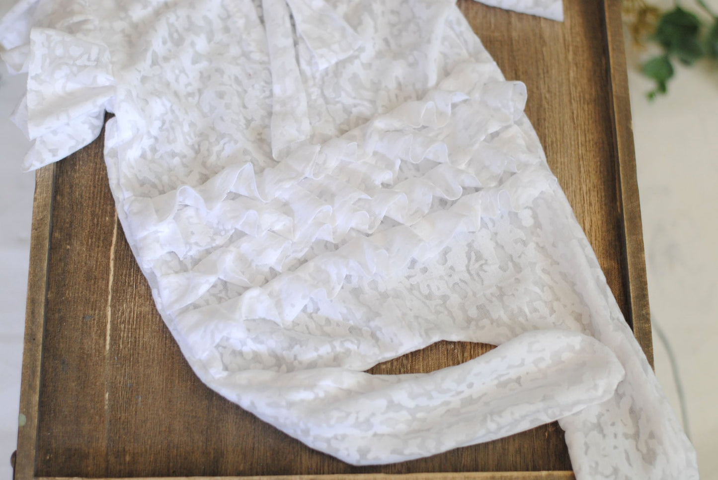 Newborn white  Romper