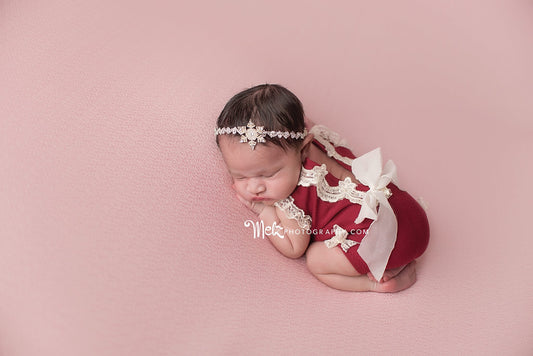 Newborn Red Romper
