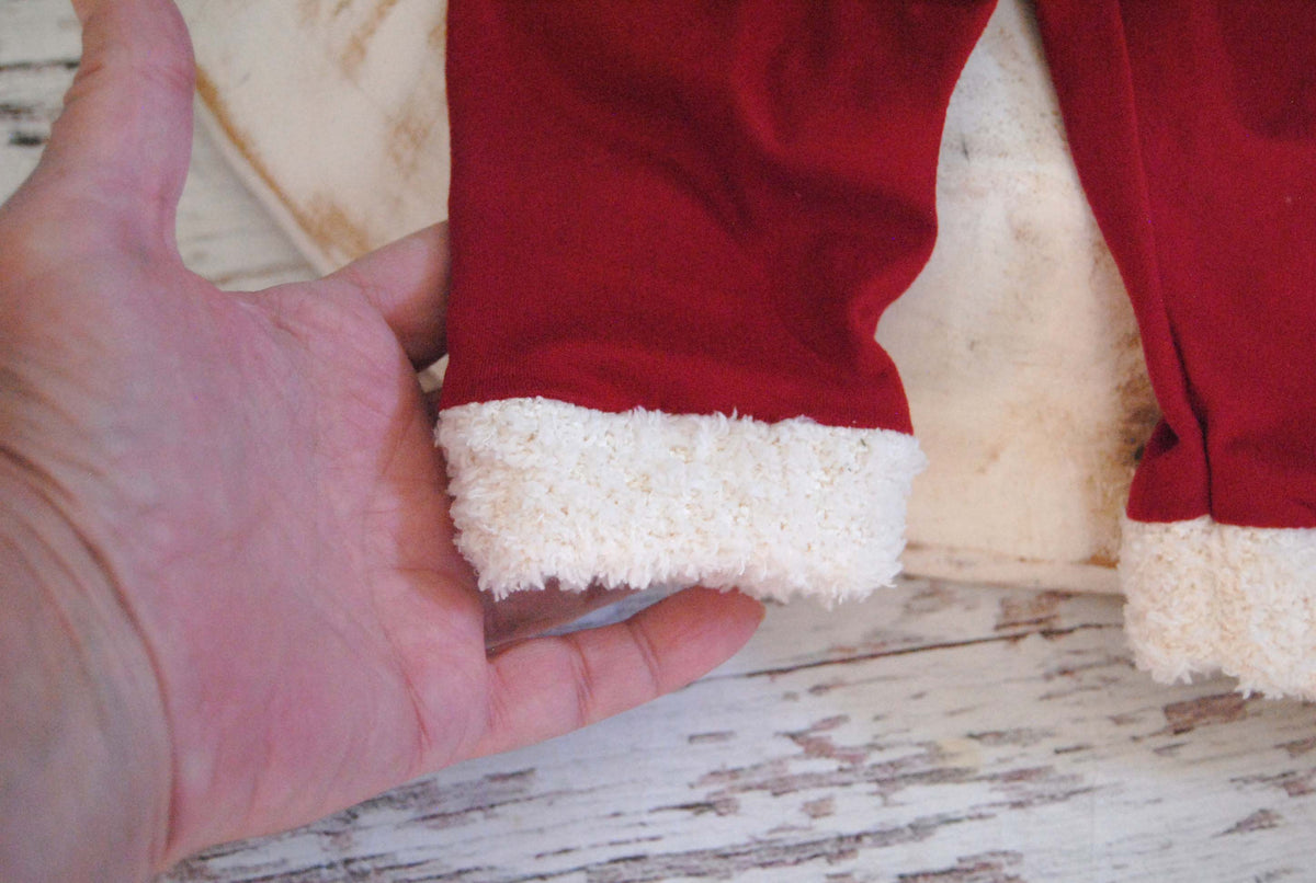 Newborn Santa Set, Santa Bag