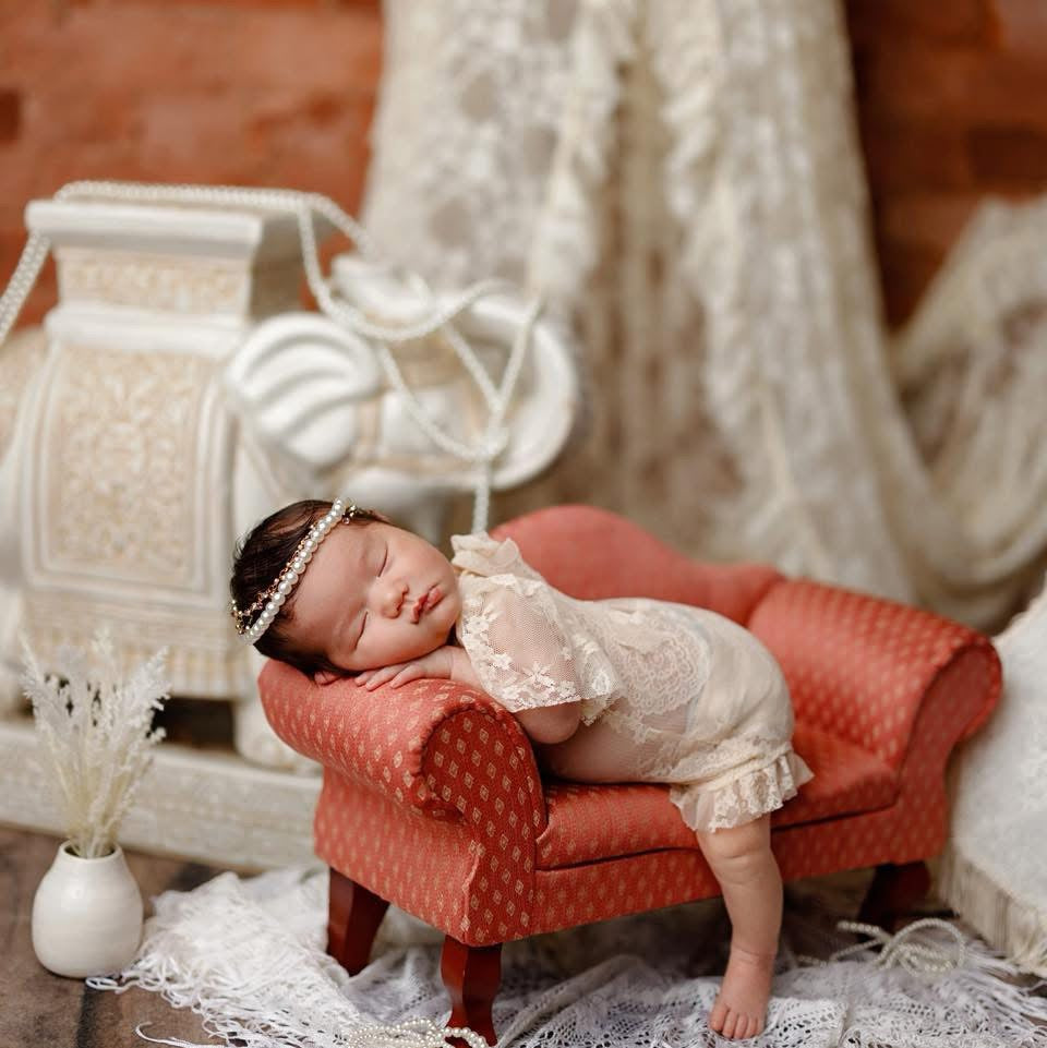 Newborn Lace Romper