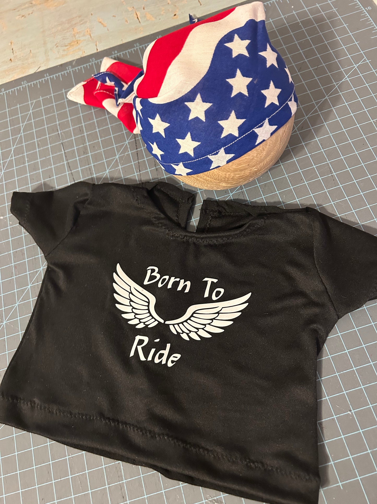 Newborn Biker Chaps, Vest, Doo rags, Boy, Girl Photo Prop.