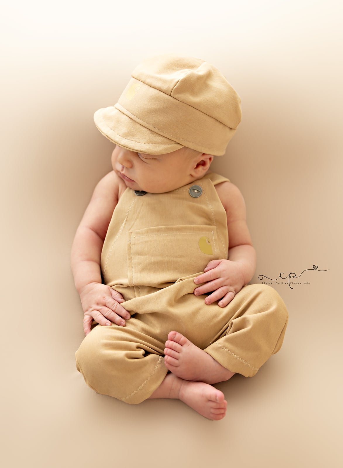 Overalls / Hat NB / khaki
