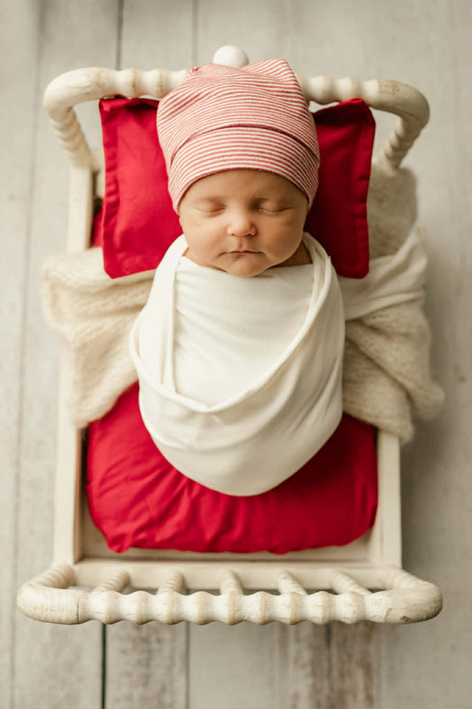 Bed Linens, Fitted Sheet, Pillow Case, Valentines, I LOVE YOU and RED, Newborn Photo Prop