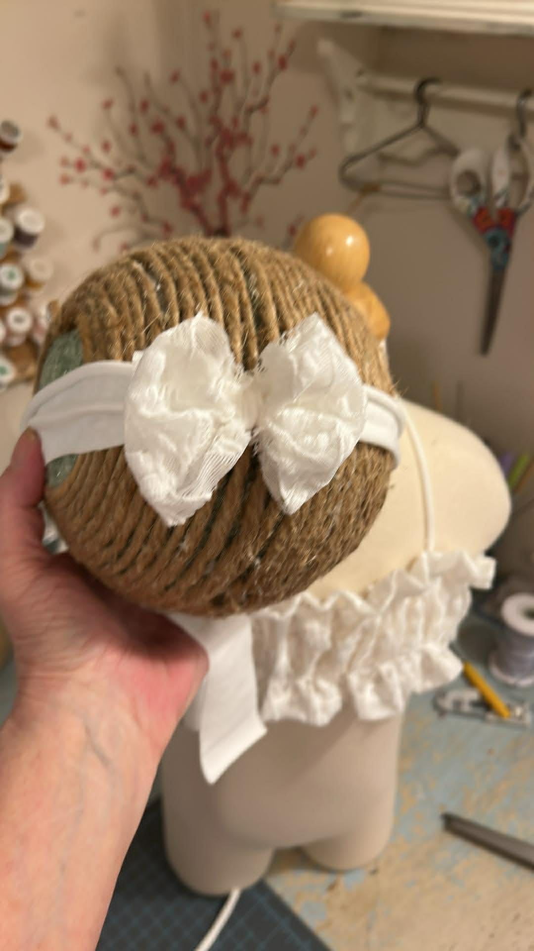 6-12 Month Lace Ruffled Top w/ panties and Bow