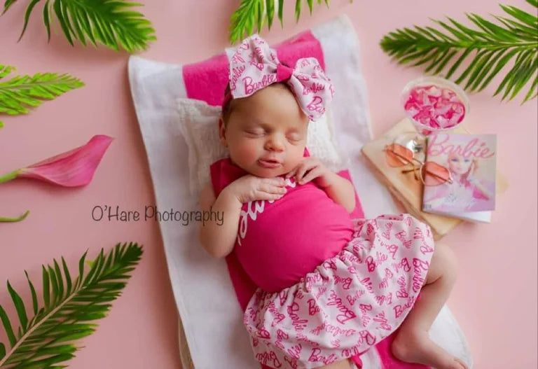 Newborn barbie suit