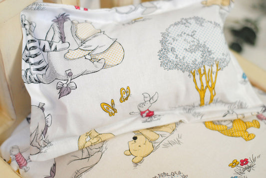 Newborn Winnie The Pooh | Bed Linens, Fitted Sheet and Pillowcase, Newborn Photo Prop.