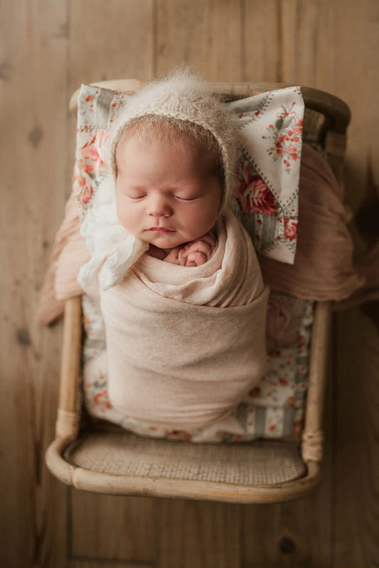 Granny Quilt, Newborn Sheet Set, Photo Prop, Vintage Shabby Chic