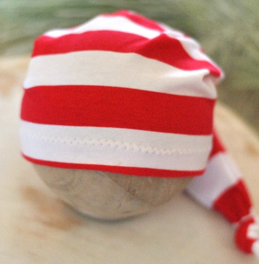 Newborn candy cane romper