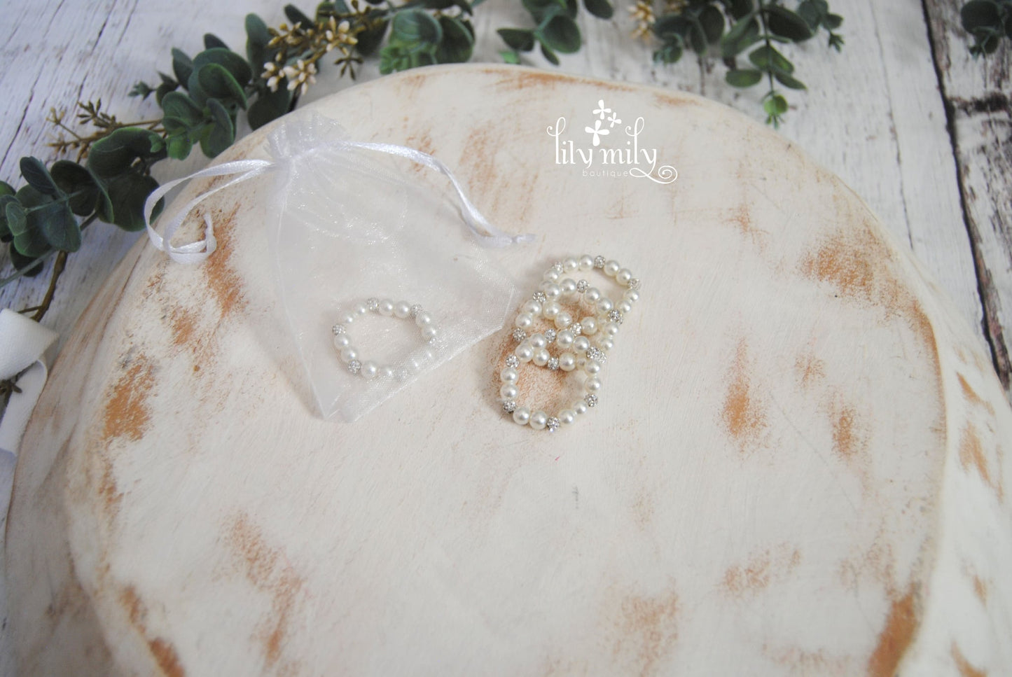 Little black dress w/ pearls, Faux Chanel Photo Prop