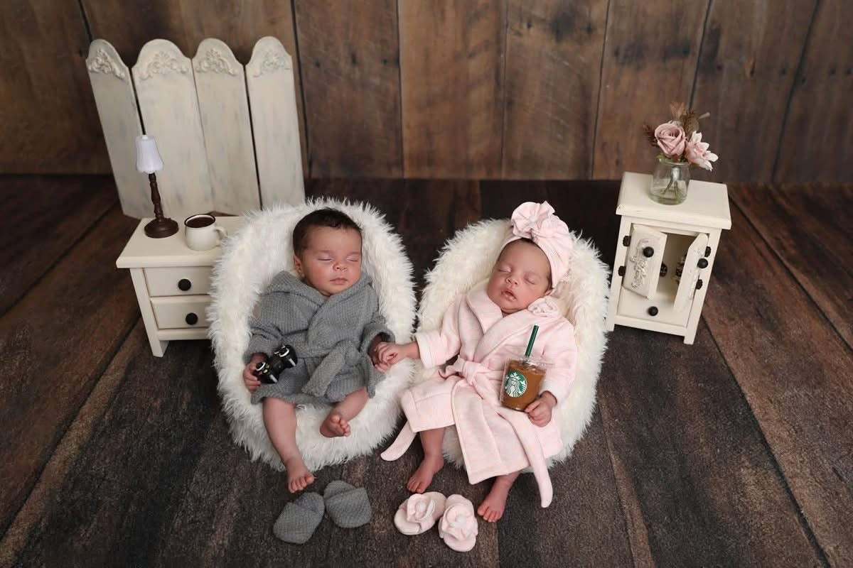 Armoire, Handmade wooden prop, functional doors, newborn photo prop.