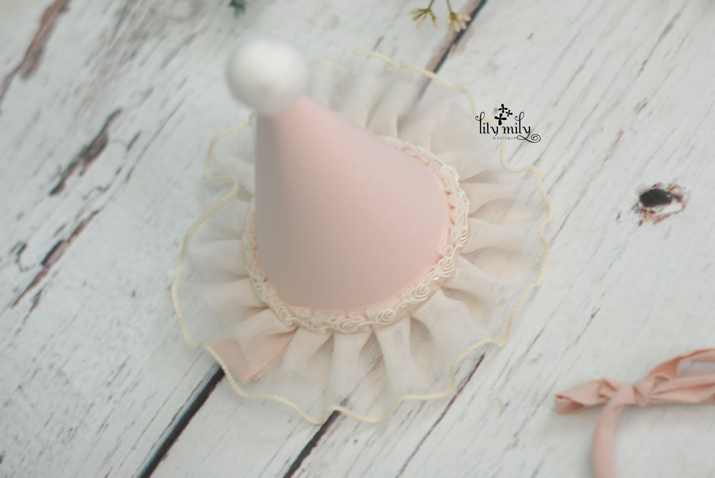 Newborn Summer Dress, with Party Hat