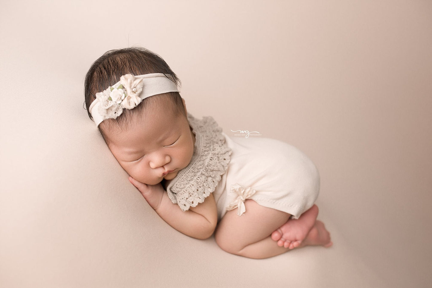 Rompers, drop sleeve, ruffled, photo prop