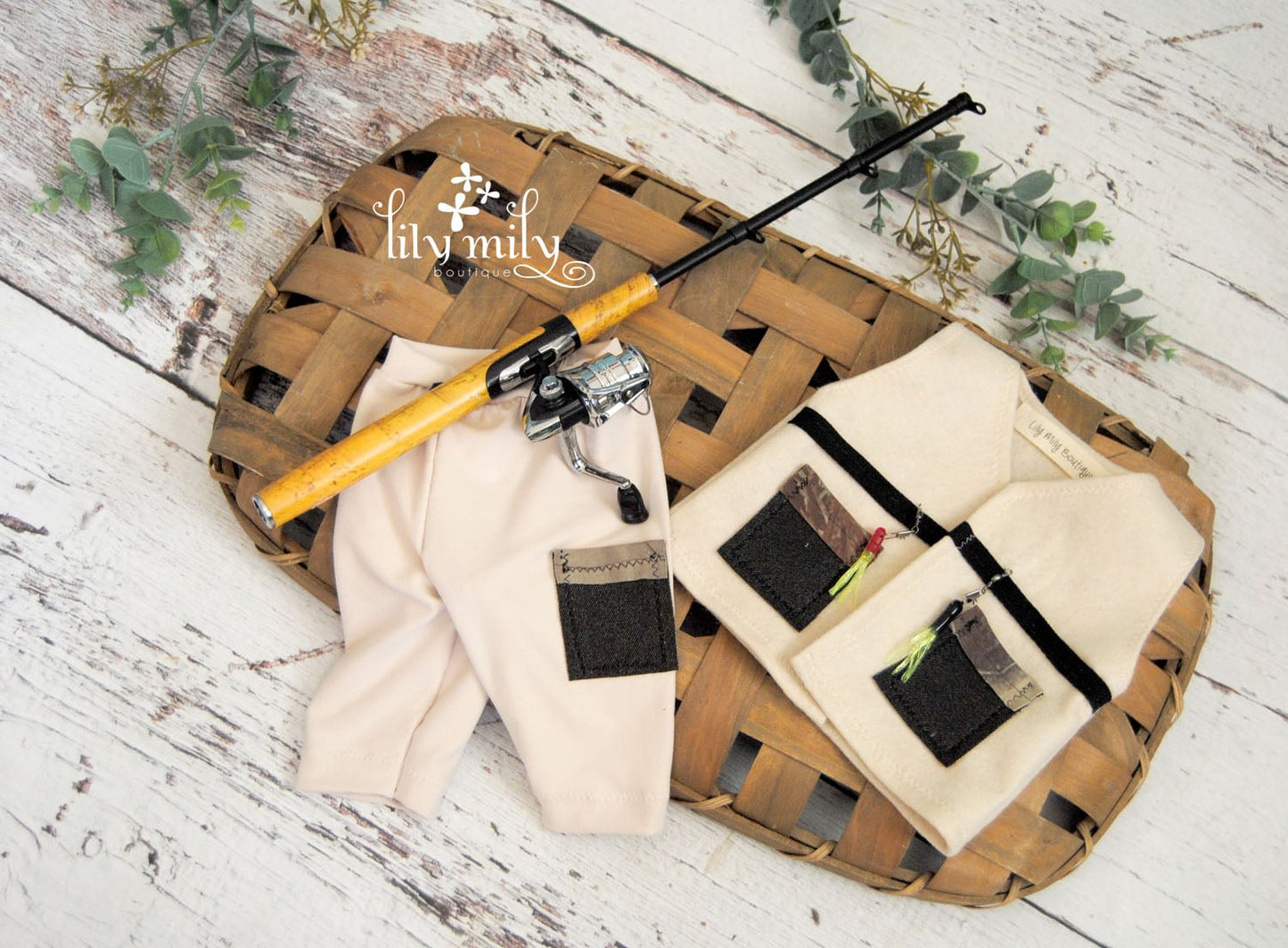 Newborn fisherman, Photo Prop