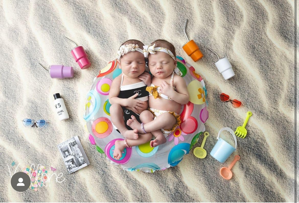 Bikini or trunks |Newborn prop
