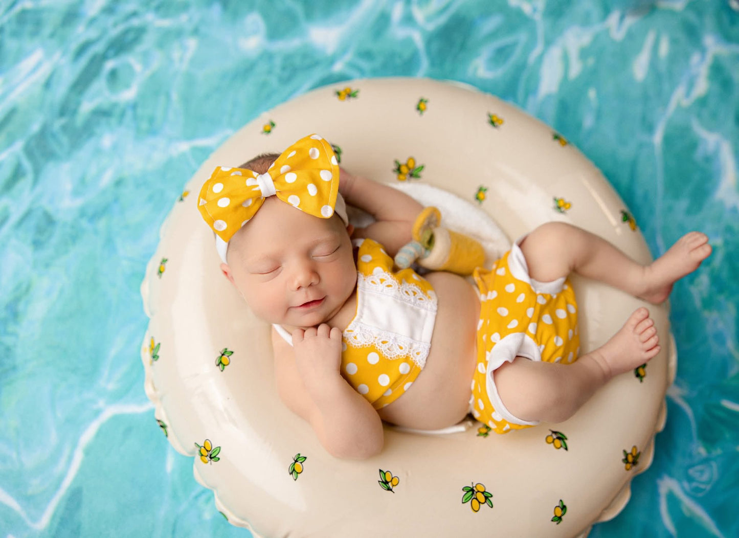 Bikini Newborn Iconic Yellow Polka Dot Bikini