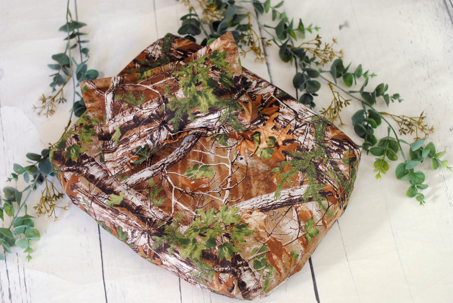 Realtree fitted sheet, pillow case, Newborn Photo Prop