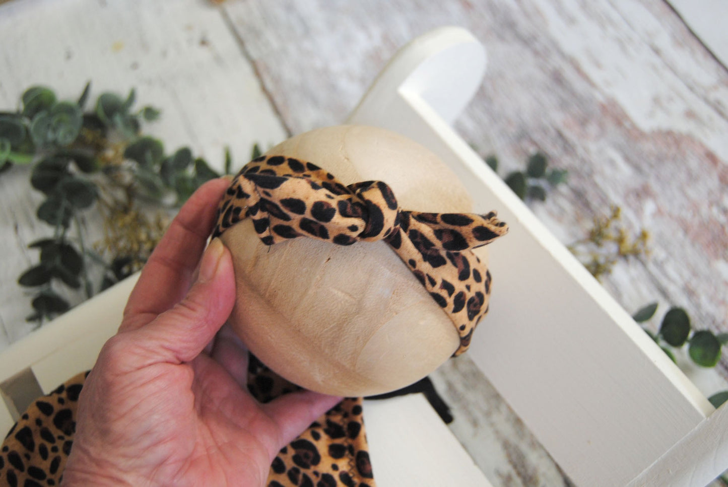 Newborn Cheetah Bikini, Headband, and Matching Towel, Photo Prop.