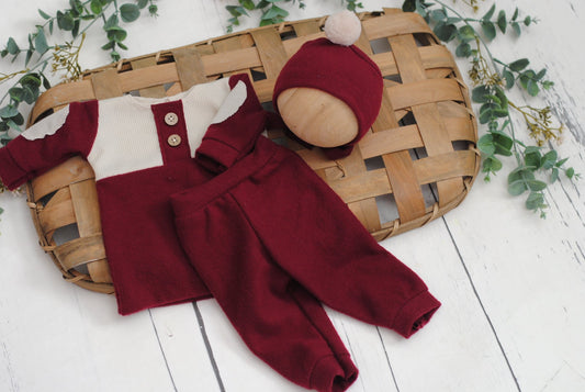 Newborn boy | Sweater knit set