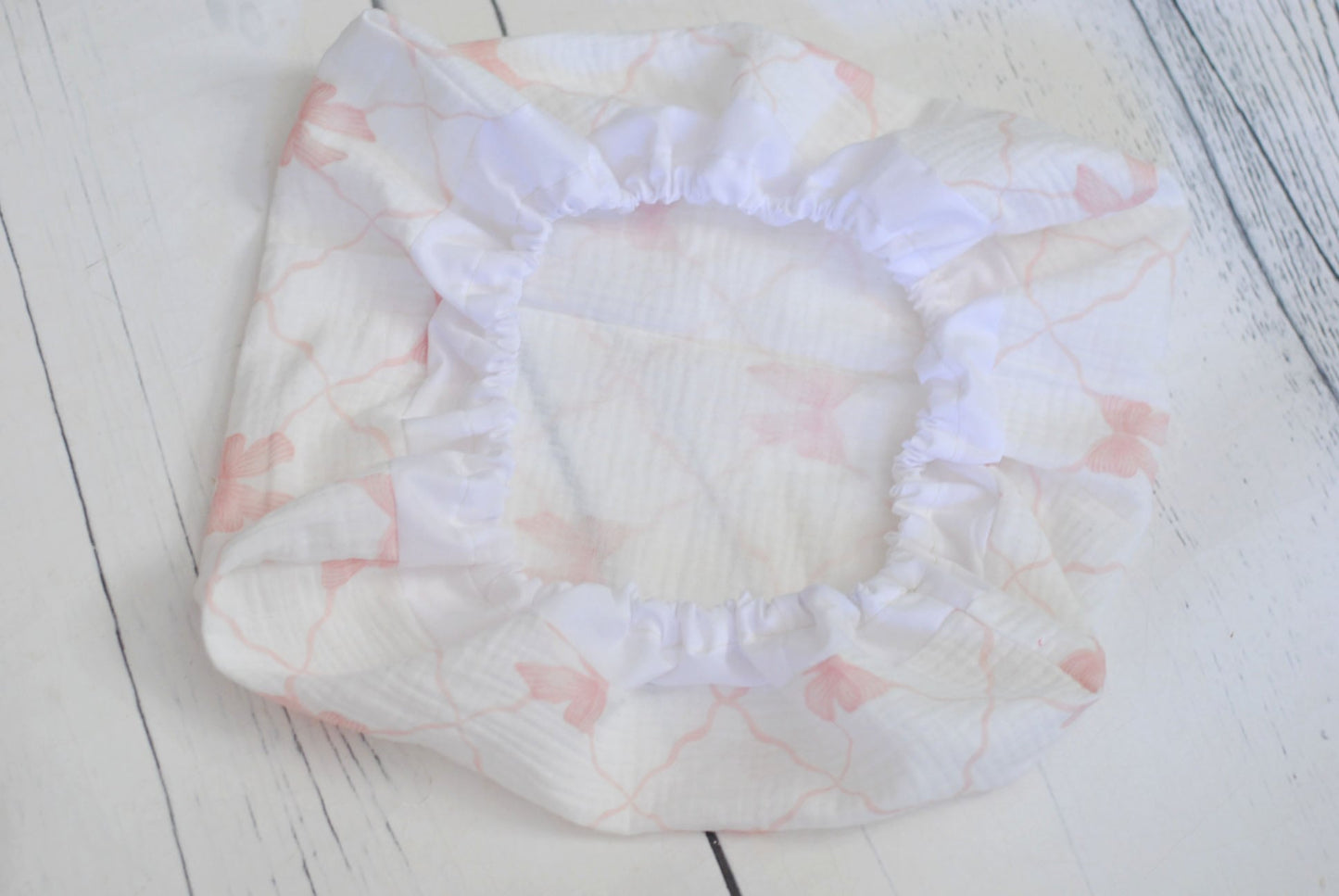 Bed Linens | Fitted Sheet & Pillowcase, Pink Bows