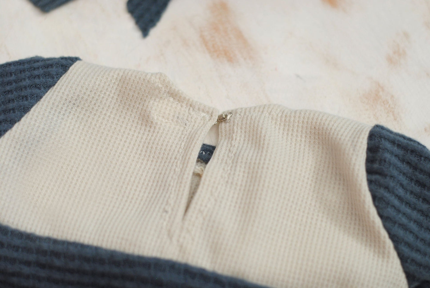 Newborn Boy | Waffle sweater knit