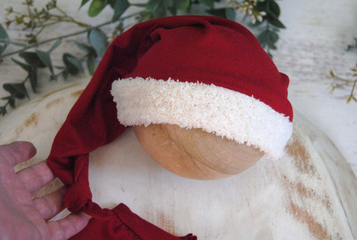 Newborn Santa Set, Santa Bag