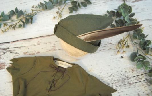 Peter Pan, Newborn Photo Prop, Costume.