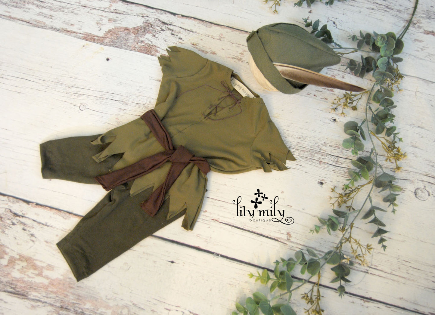 Peter Pan, Newborn Photo Prop, Costume.