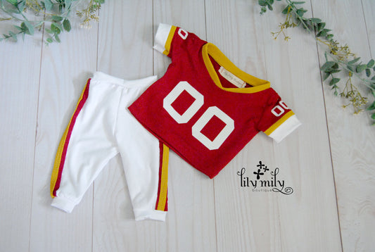 Football Uniform Chiefs inspired | Photo Prop