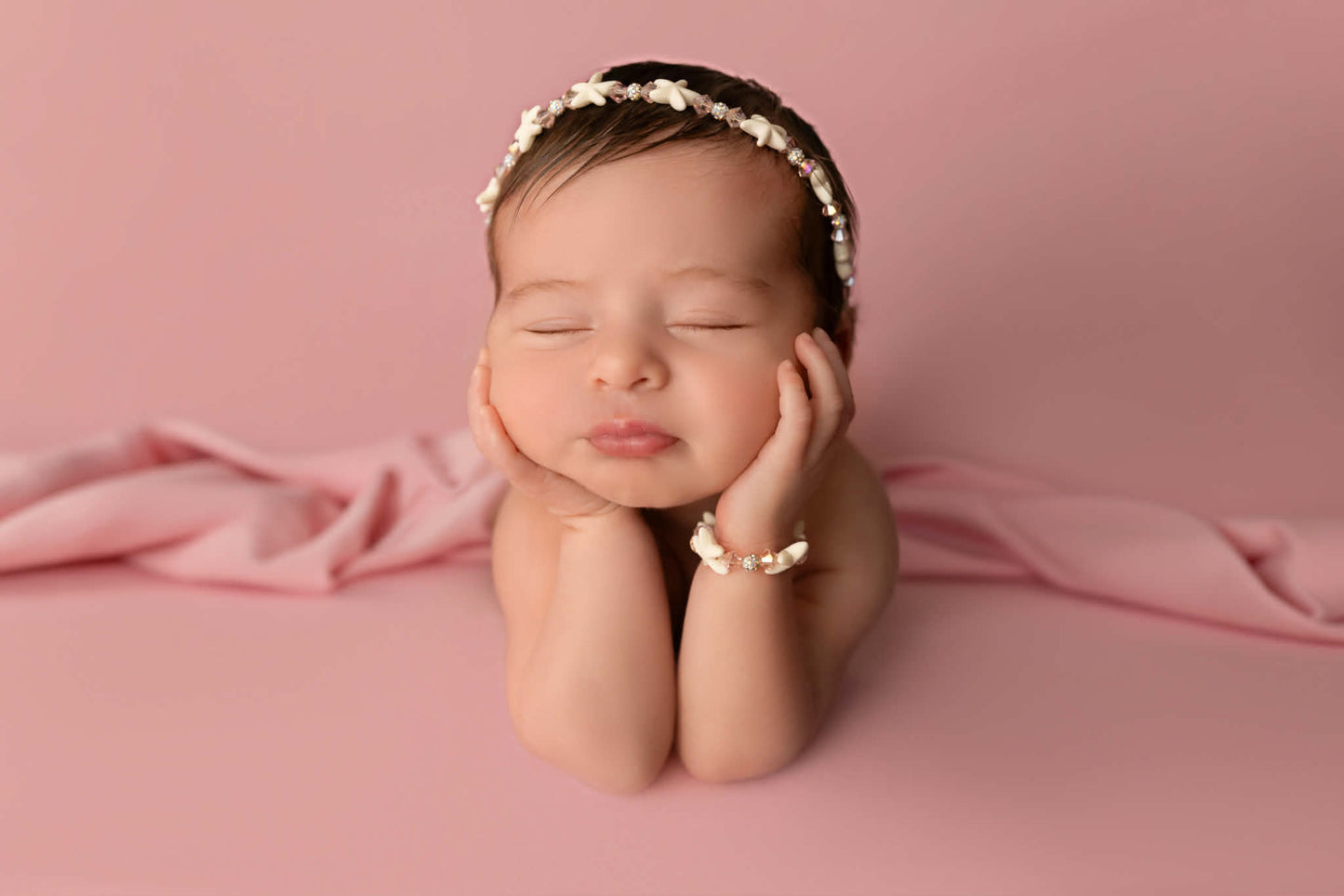 Starfish Beaded Headband | Handmade Photo Prop