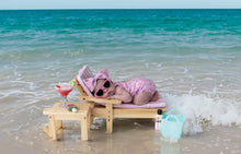 Load image into Gallery viewer, Pink LV newborn bikini
