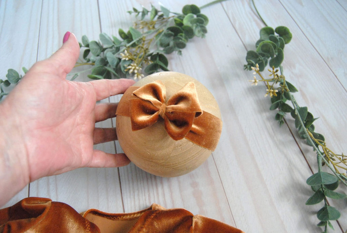 Newborn Velvet Bronze outfit | soft and stretchy