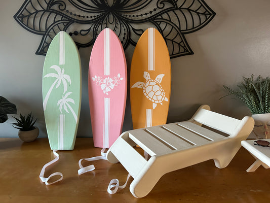 Sun Bed, Surfboards, Newborn Photo Prop, Handmade, Solid Wood, lounger, Pool Side, Beach Chair, T