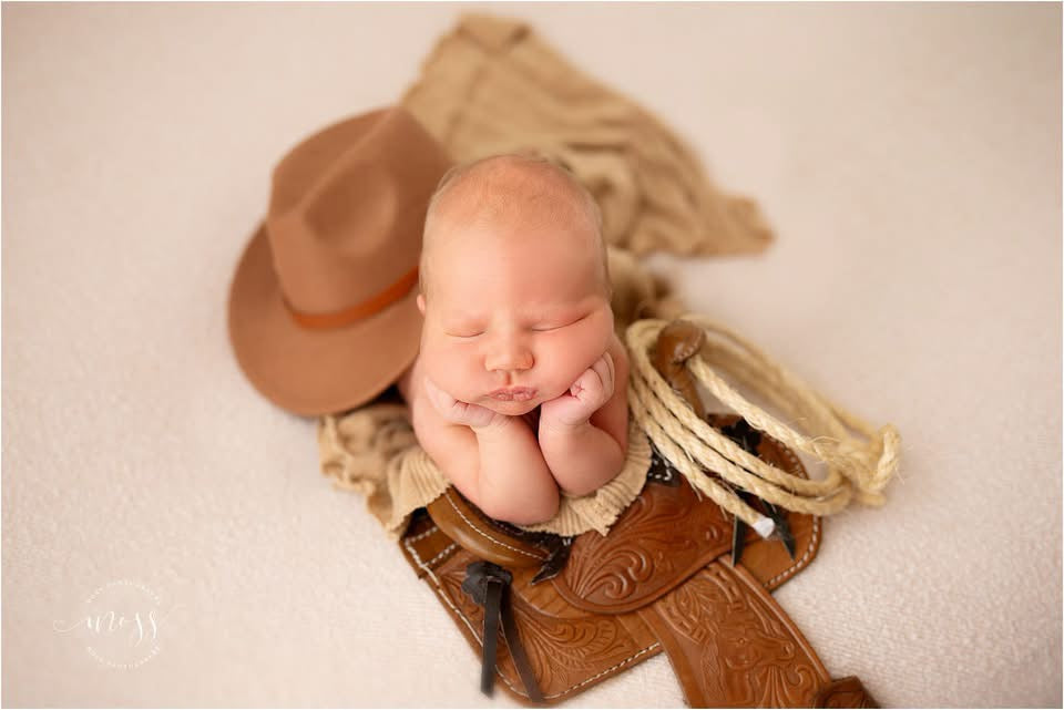 Saddles handmade, genuine, leather newborn size