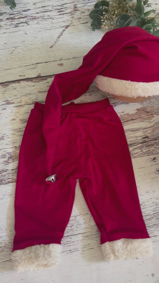 Newborn Santa Set, Santa Bag